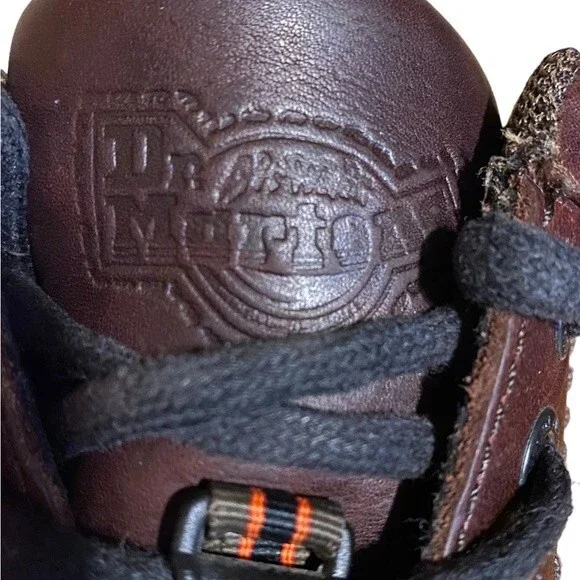 Rare Vintage Dr. Martens oxfords EUC Mens 7/ women’s 8 dark leather - Picture 5 of 10